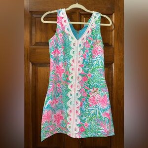 Lilly Pulitzer Pink and Blue Floral Dress